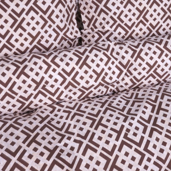 Фото - Комплект постельного белья MirSon Ranforce Elite 17-0949 Abstract Brown 220х240 (2200013165507)